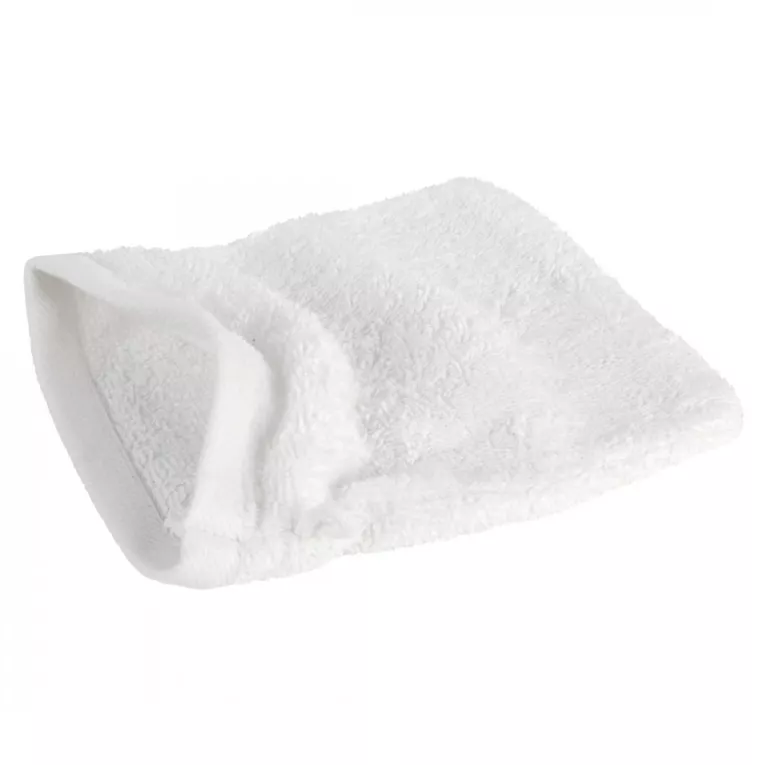 Myjka kąpielowa 16x21 cm bawełniana kolor biały 500 g/m2 GŁADKI 2