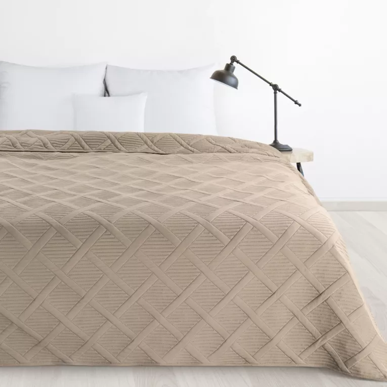 DESIGN 91 Narzuta ALARA 5 z geometrycznym wzorem wykonana techniką hot press