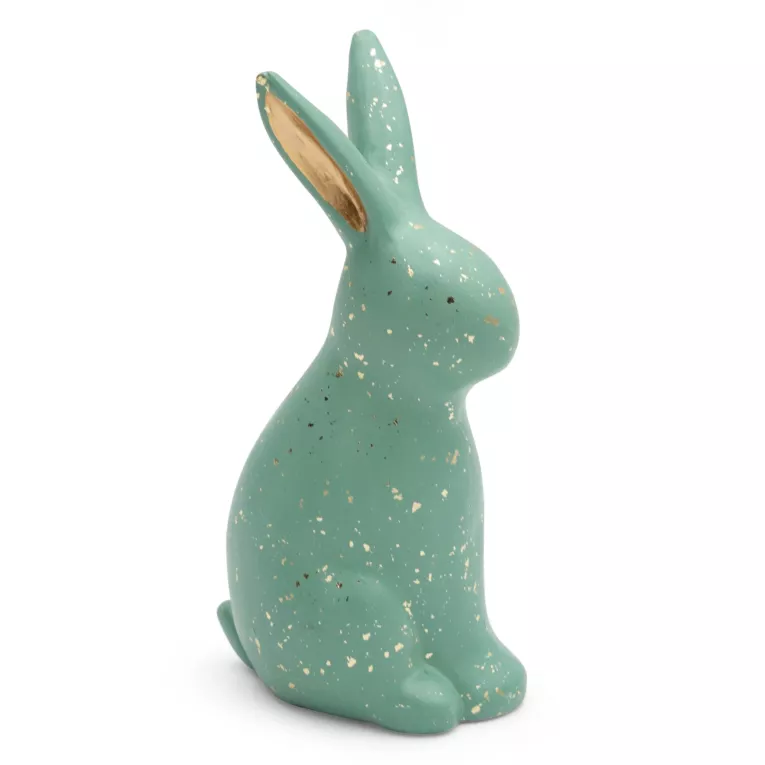 Figurka wielkanocna ZAJĄCZEK z lśniącymi drobinkami