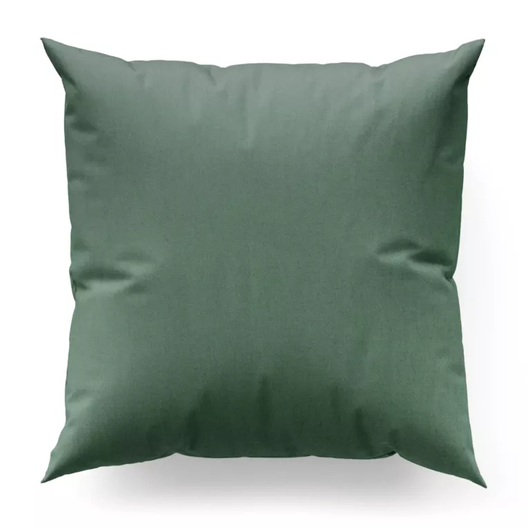 Poszewka szyta miętowa z tkaniny blackout zaciemniającej w 100% o naturalnej strukturze