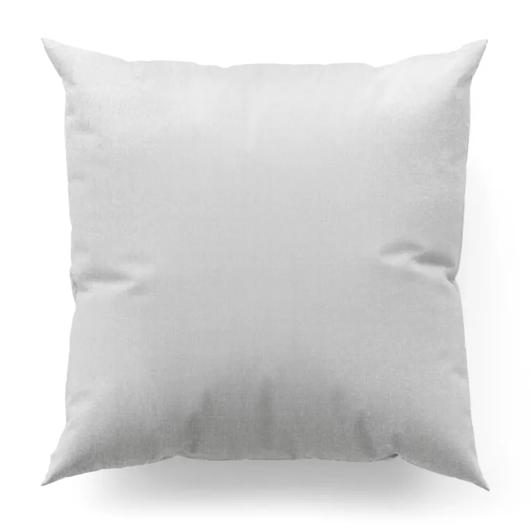 Poszewka szyta JULIETT biała z eleganckiej połyskującej tkaniny przetykanej lureksową nicią