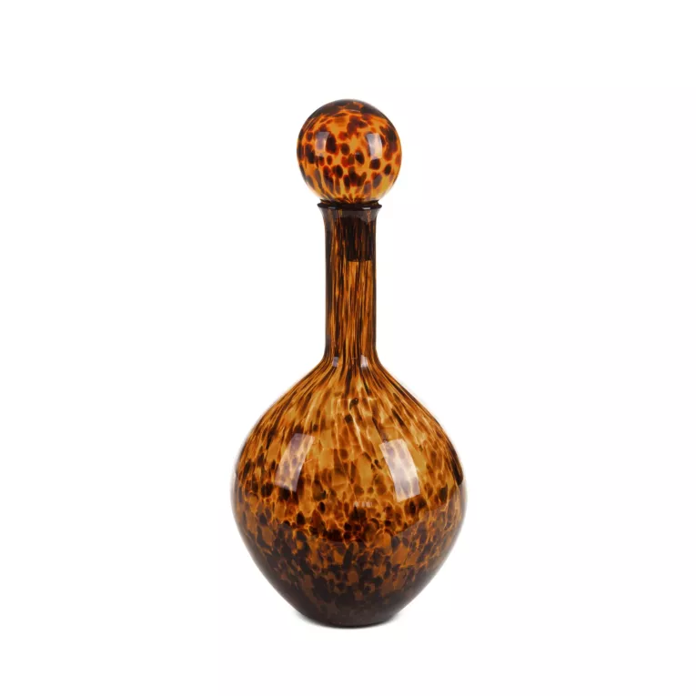 Karafka ISLA ze szkła artystycznego we wzór panterki