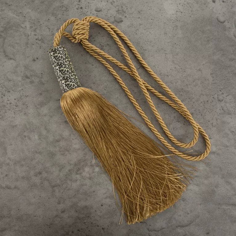 Dekoracyjny sznur do zasłon  AMELIA z ozdobnym chwostem