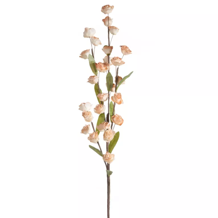 Kwiat sztuczny jasnobrązowy z plastycznej pianki foamiran 90 cm
