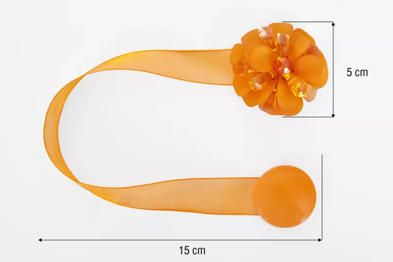 Upinacz dekoracyjny do firan i zasłon z magnesem