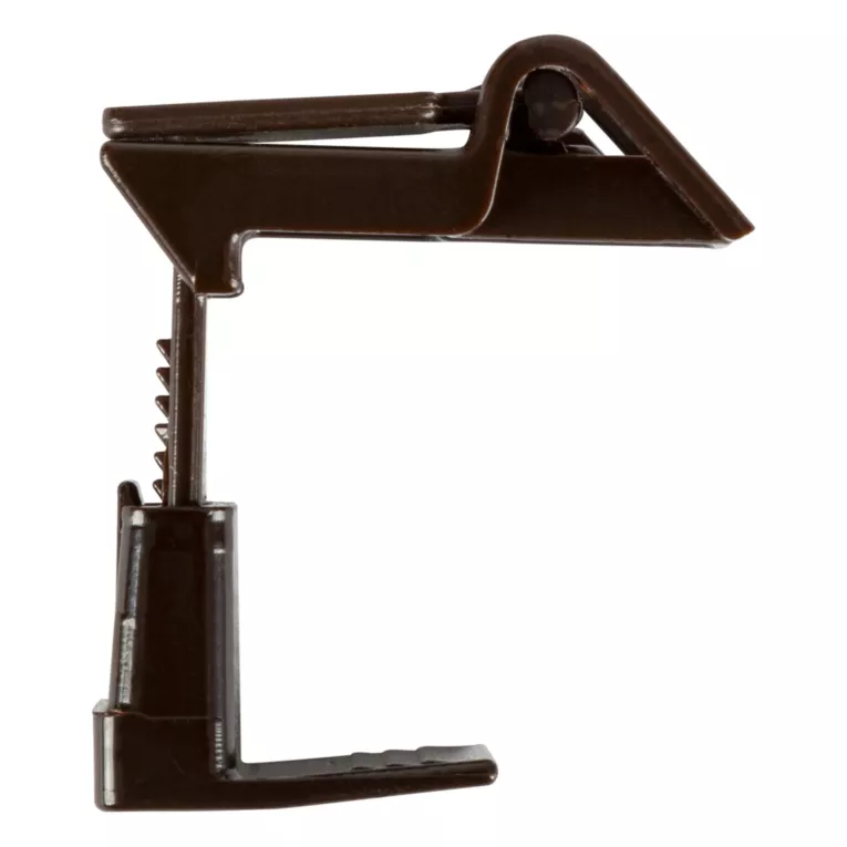 Zacisk do napinania żyłki do rolety kolor brązowy