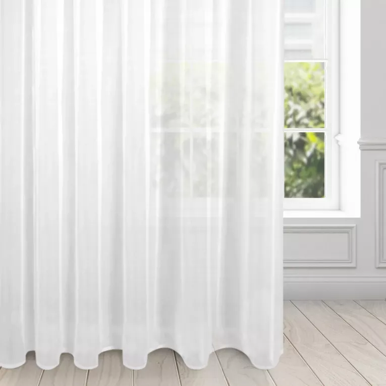 Firana gotowa TIA z gładkiego matowego woalu