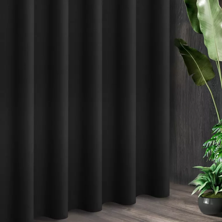 Tkanina zasłonowa ADORE gładka i miękka w dotyku o welurowej strukturze