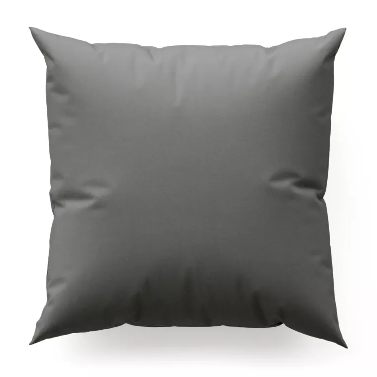 Poszewka szyta stalowa z tkaniny typu Blackout zaciemniającej w 100%