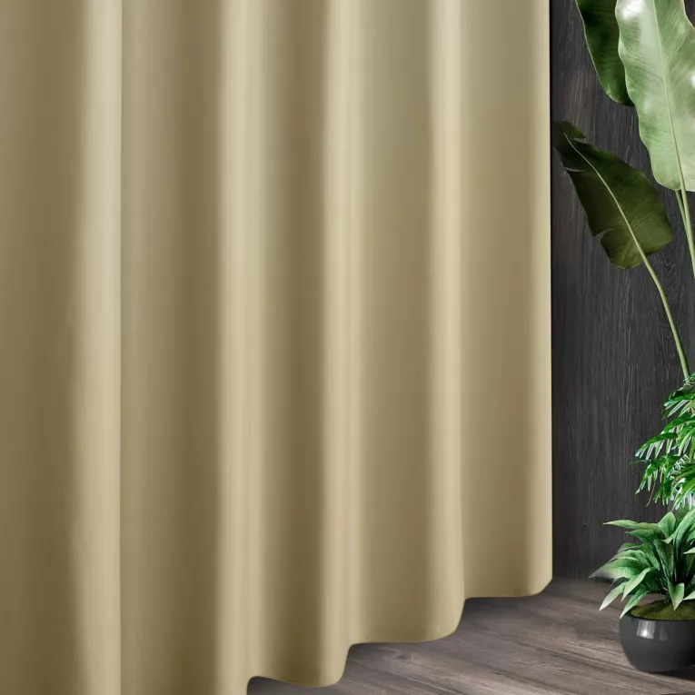 Tkanina zasłonowa zaciemniająca typu blackout, półmatowa