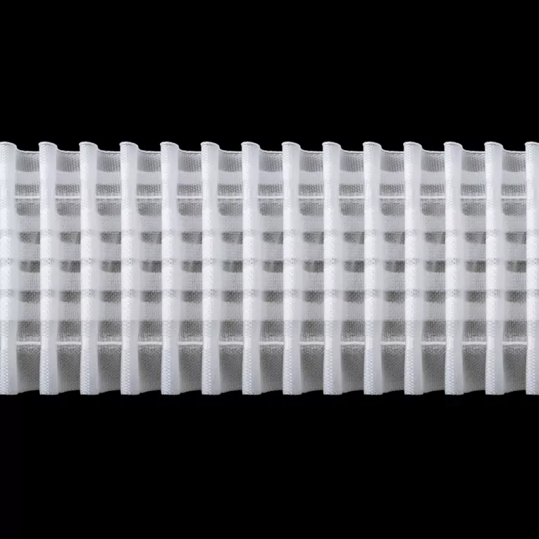 Taśma marszcząca typu OŁÓWEK do zasłon i firan, marszczenie 1:2