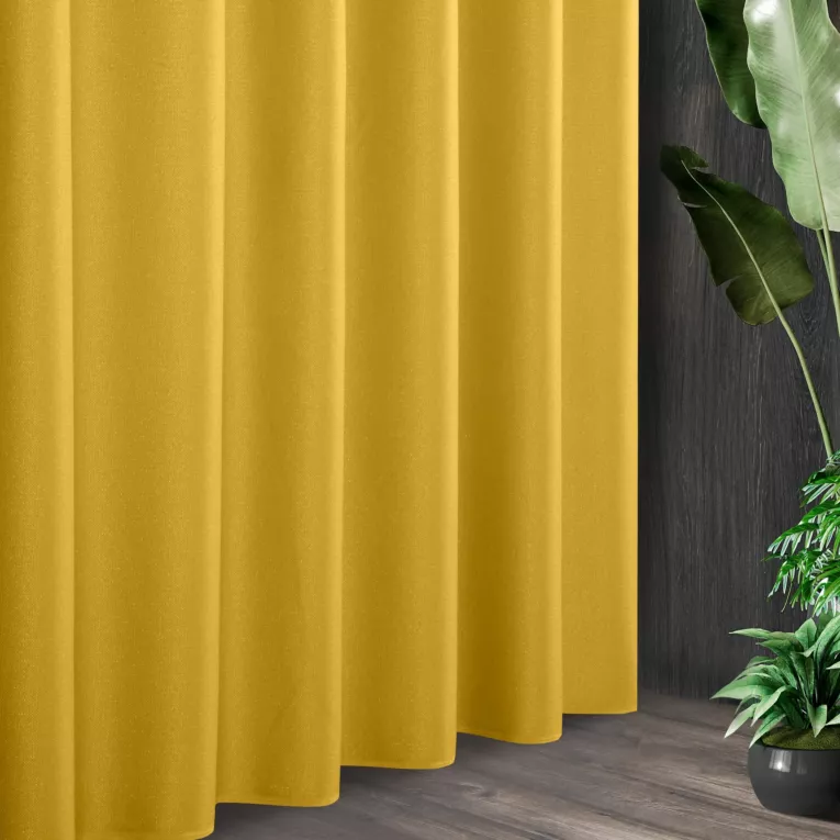 Tkanina zasłonowa błyszcząca z  drobnym strukturalnym wzorem