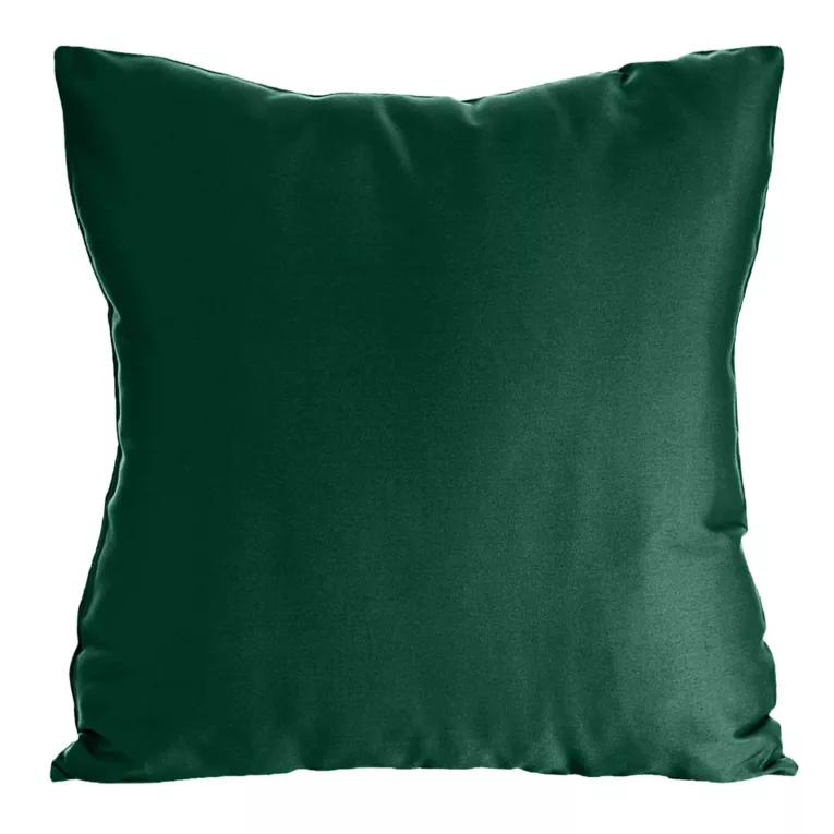 Poszewka na poduszkę 40x40 cm z satyny bawełnianej ciemnozielona NOVA