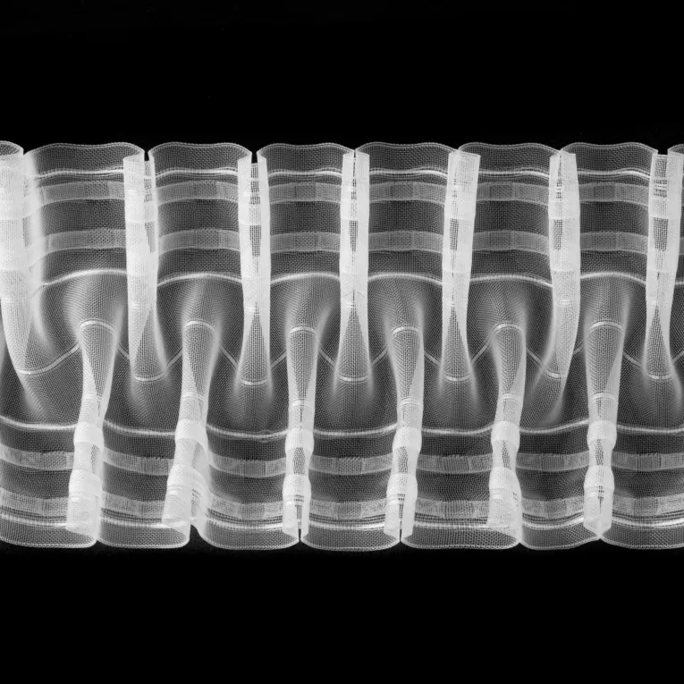 Taśma marszcząca typu SMOK do zasłon i firan, marszczenie 1:2,5