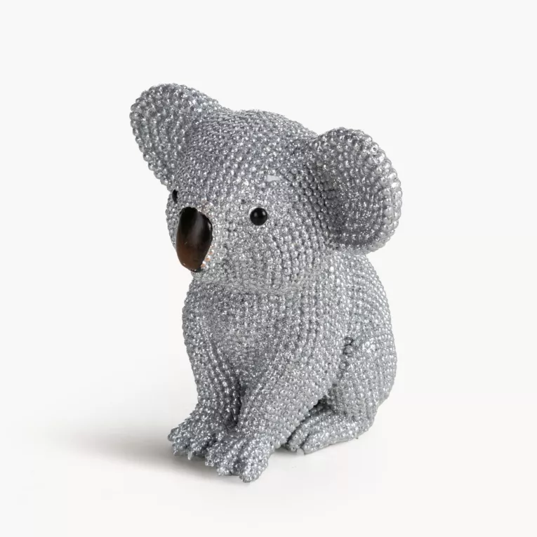 Figurka srebrna Koala o drobnym strukturalnym wzorze ELDO 1