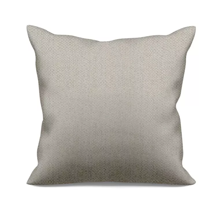 Poszewka szyta szampańska z miękkiej tkaniny z efektem melanżu