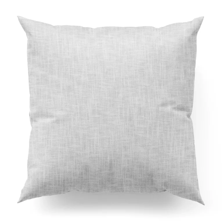 Poszewka szyta jasnosrebrna z tkaniny o luźnym splocie, z połyskliwym nadrukiem w stylu glamour Italissima Eva Minge