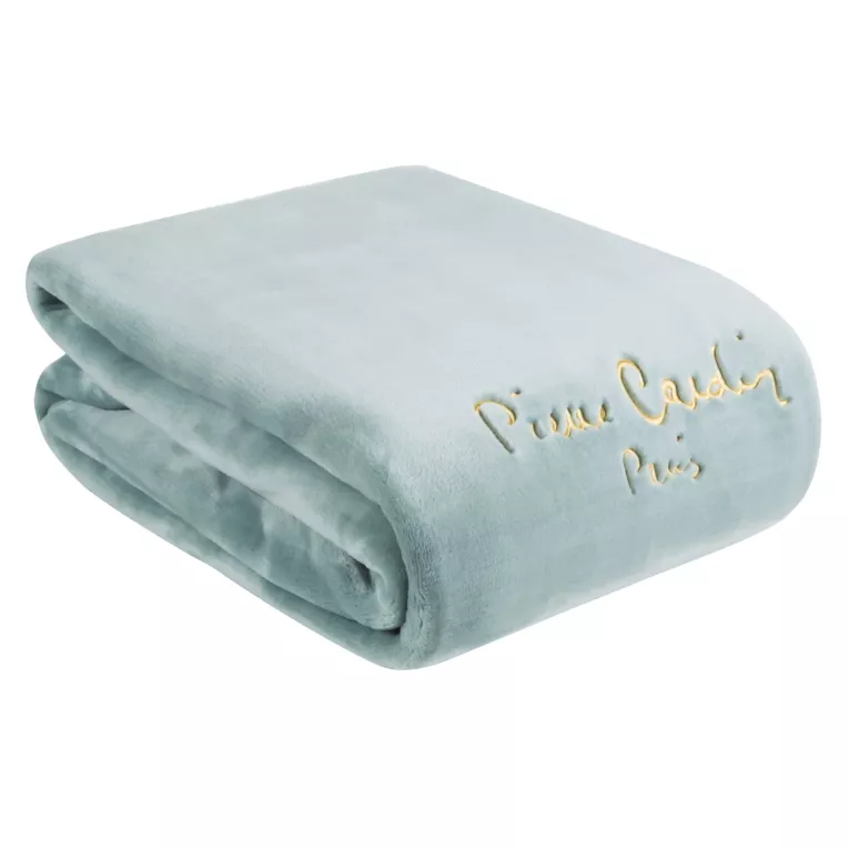 PIERRE CARDIN koc akrylowy CLARA z haftowanym logo