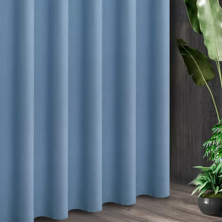 Tkanina zasłonowa ADORE gładka i miękka w dotyku o welurowej strukturze