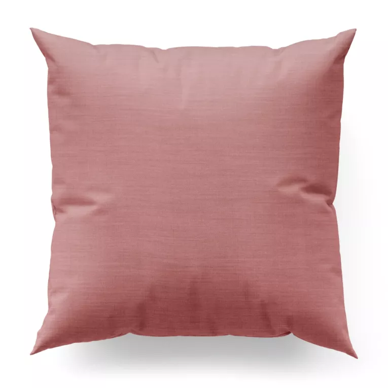 Poszewka na wymiar wrzosowa z miękkiej tkaniny o naturalnym splocie w stylu ekologicznym