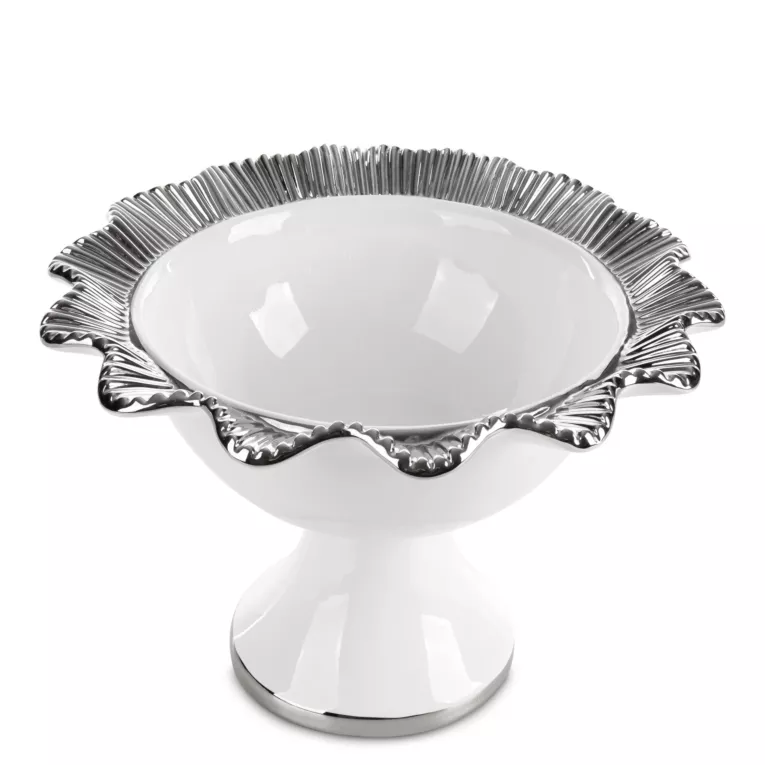 Misa ceramiczna BETSY ze srebrnymi akcentami