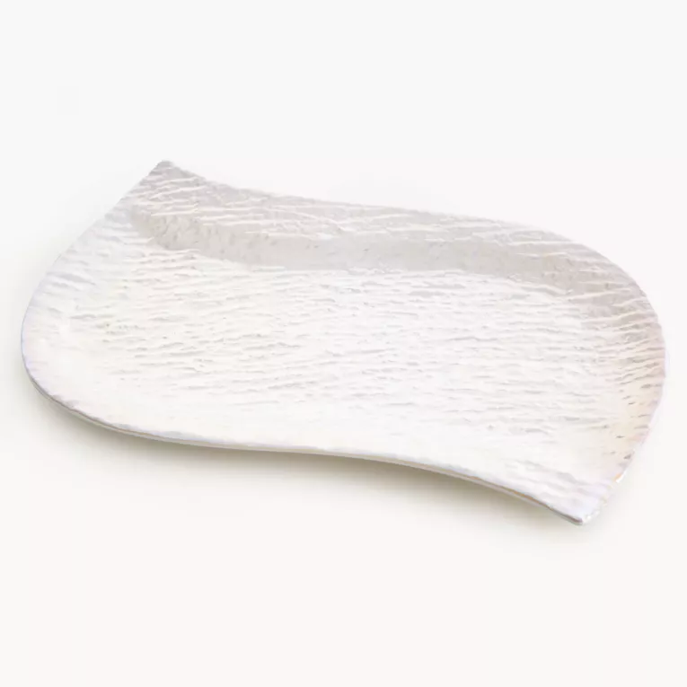 Patera dekoracyjna zdobiona wypukłym wzorem NINA