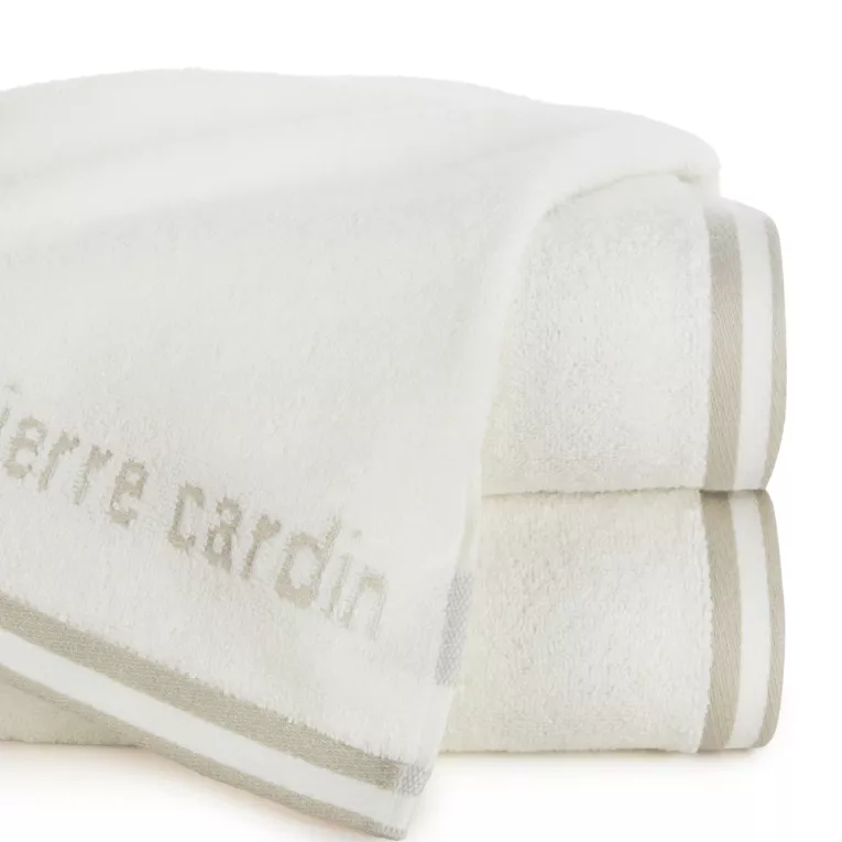 Ręcznik do rąk 30x50 cm bawełniany kolor kremowy z kolekcji Pierre Cardin