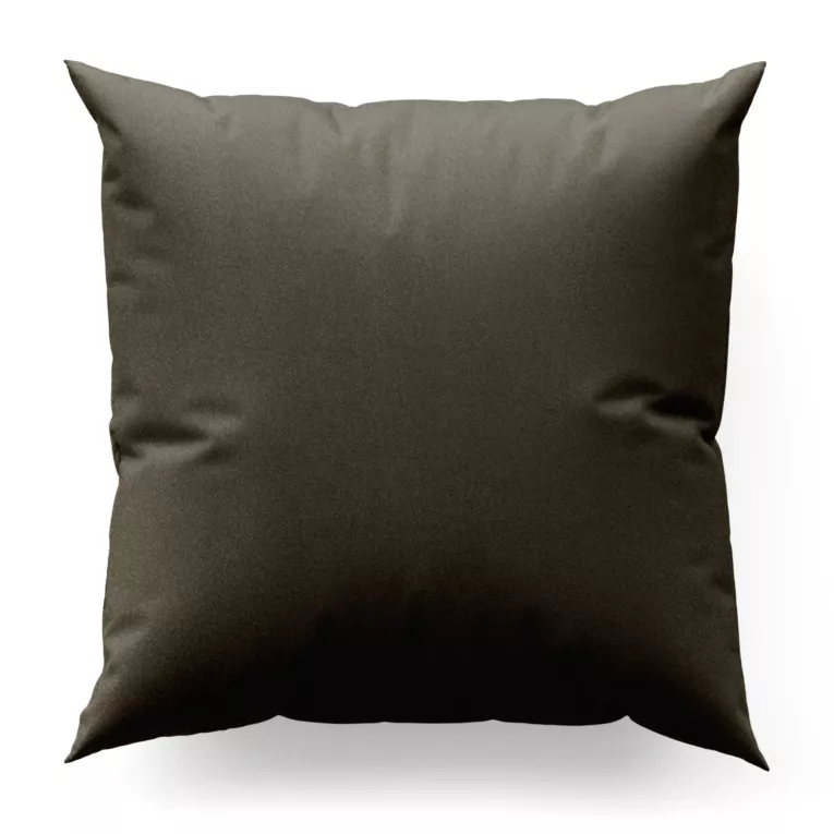 Poszewka szyta ciemnobeżowa z błyszczącej tkaniny zaciemniającej