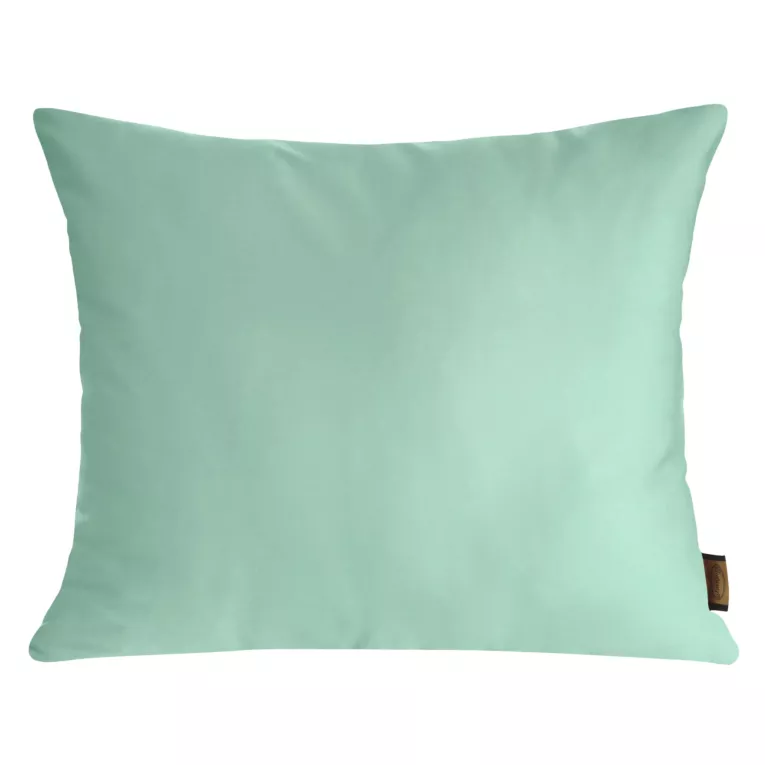 Poszewka na poduszkę 50x70 cm z satyny bawełnianej miętowa NOVA