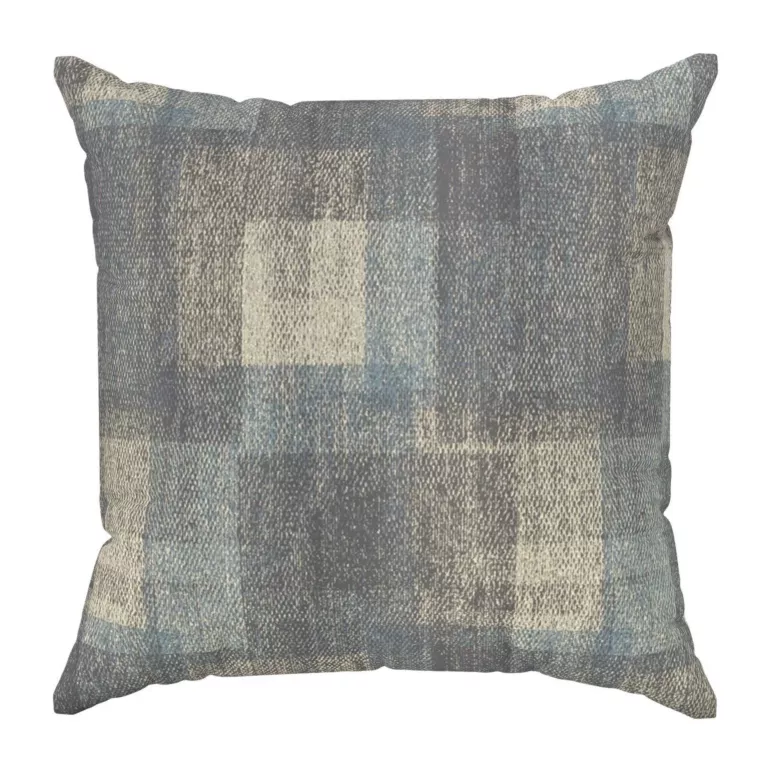 Poszewka szyta grafitowo złota z tkaniny w elegancki wzór przetykany błyszczącą nicią Italissima Eva Minge