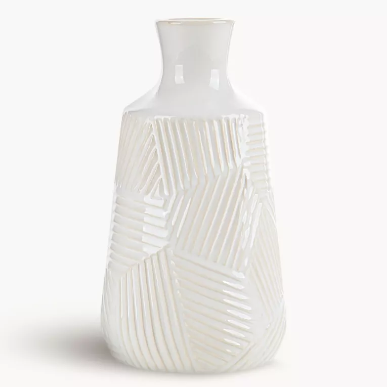 Wazon dekoracyjny ROMINA z wytłaczanym wzorem