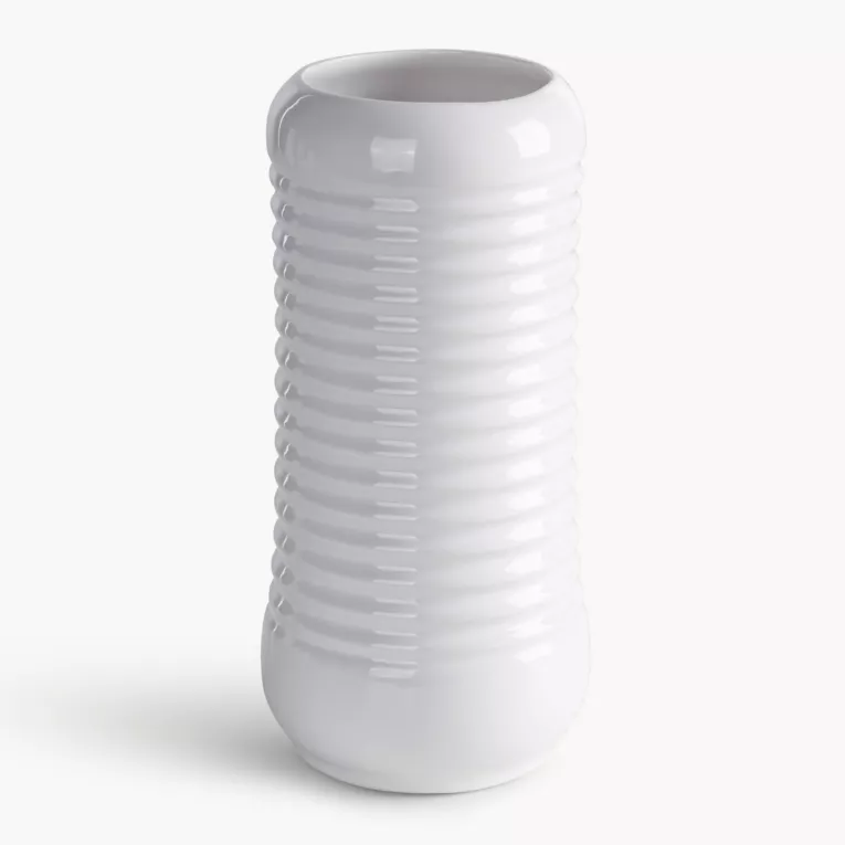Wazon dekoracyjny o minimalistycznej formie z wytłaczanymi prążkami  JASON