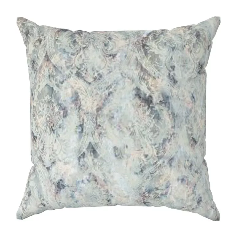 Poszewka szyta LARA wielokolorowa z grubej welwetowej tkaniny w elegancki pastelowy wzór Italissima Eva Minge