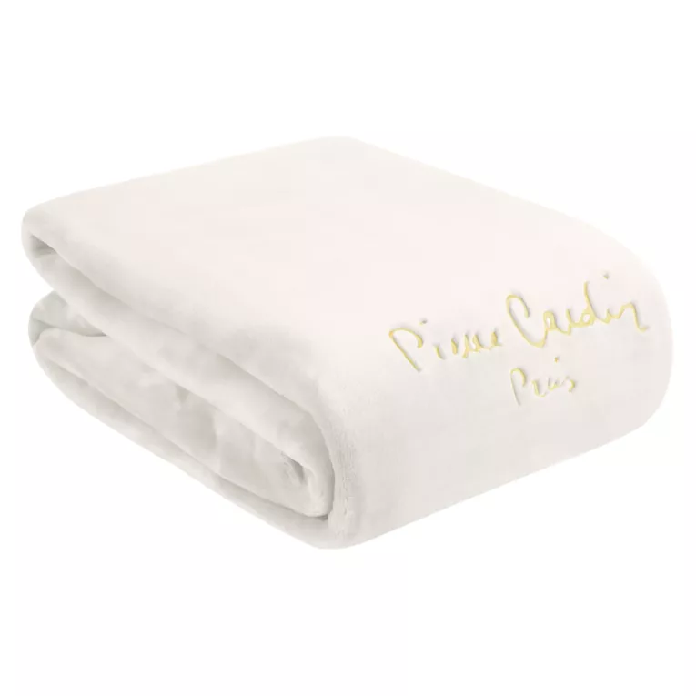 PIERRE CARDIN koc akrylowy CLARA z haftowanym logo