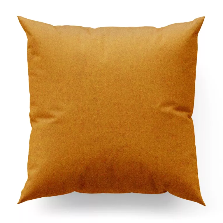 Poszewka szyta SAFARI miedziana z miękkiej welwetowej tkaniny z połyskiem