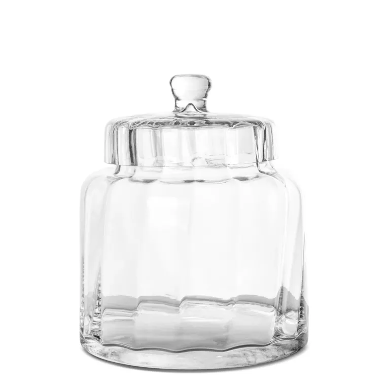 Pojemnik NANCY do przechowywania z transparentnego szkła