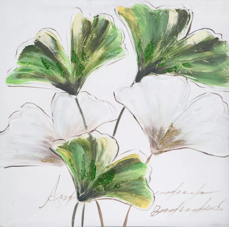 Obraz HERBAL 1 ręcznie malowany na płótnie