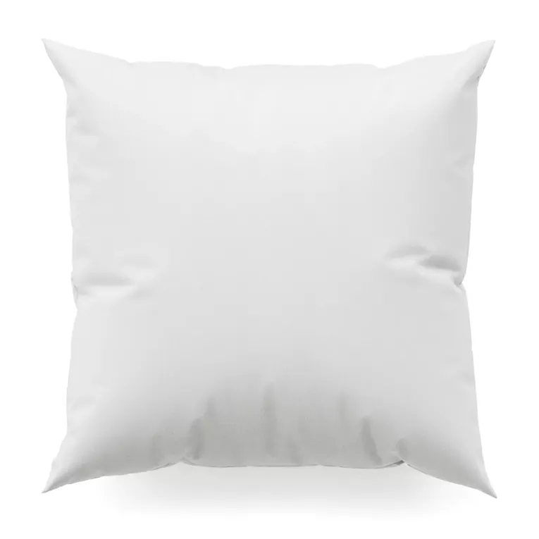 Poszewka szyta biała z wodoodpornej tkaniny o welurowej strukturze