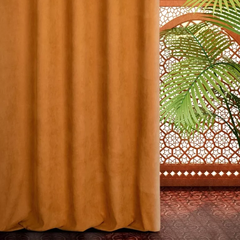 TERRA COLLECTION Zasłona MOROCCO z tkaniny o płóciennym splocie