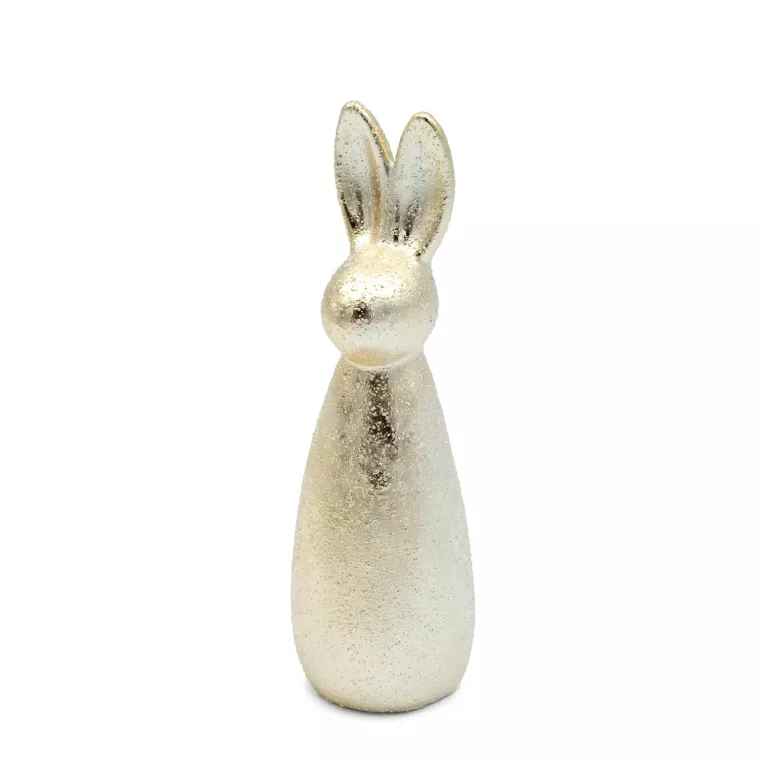Figurka wielkanocna ZAJĄCZEK z przecieranym wzorem