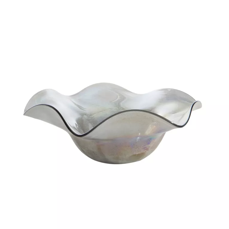 Misa MASON ręcznie wykonana ze szkła artystycznego z perłową poświatą
