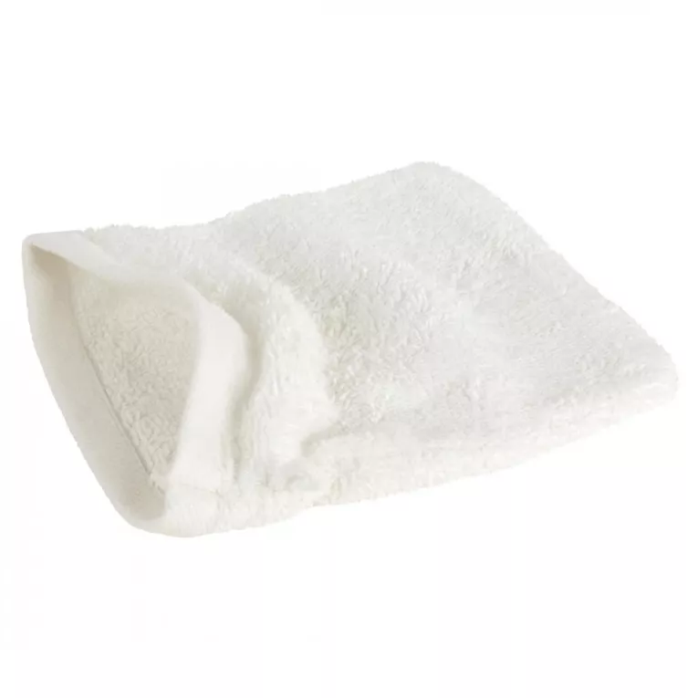 Myjka kąpielowa 16x21 cm bawełniana kolor kremowy 500 g/m2 GŁADKI 2