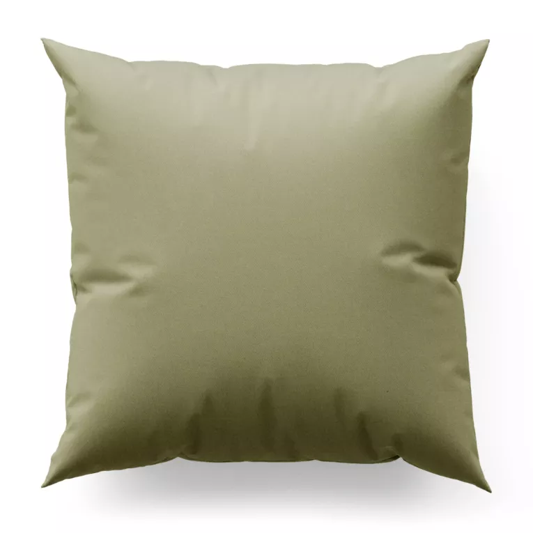 Poszewka szyta kremowa z gładkiej zaciemniającej tkaniny typu dimout