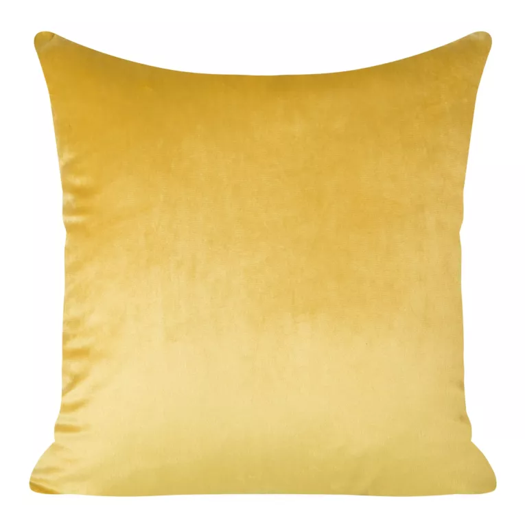 Poszewka na poduszkę 40x40 cm welwetowa musztardowa PIERRE