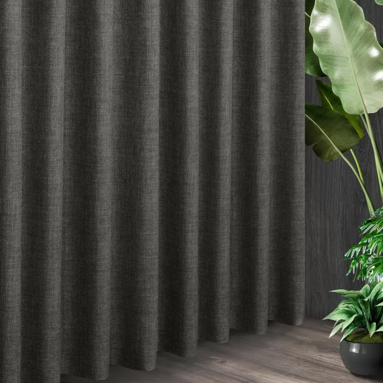 Tkanina zasłonowa o grubszym widocznym splocie