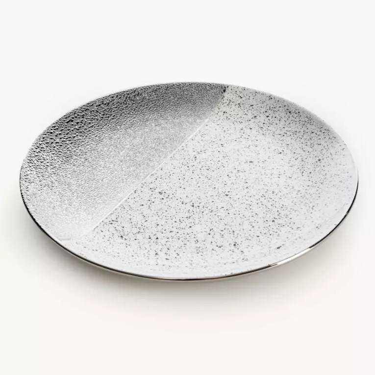 Patera dekoracyjna MILO zdobiona imitacją granitu