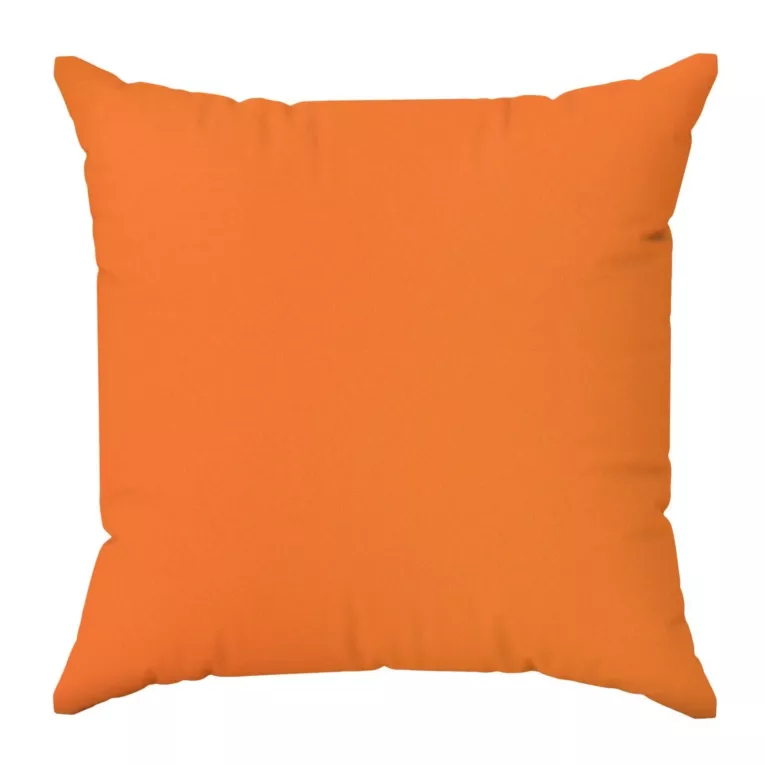 Poszewka szyta DORA - HIT pomarańczowa z miękkiej tkaniny o welurowej strukturze