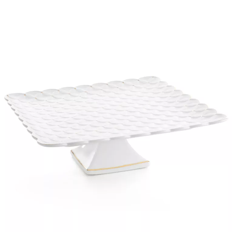 Patera dekoracyjna BELIA z złotymi akcentami