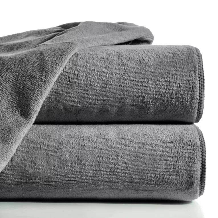 Ręcznik szybkoschnący 70x140 cm z mikrofibry kolor grafitowy 380g/m2 AMY