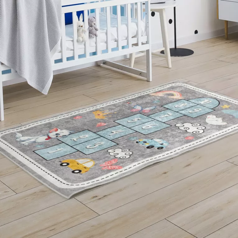 Dywan do pokoju dziecięcego z motywem gry w klasy